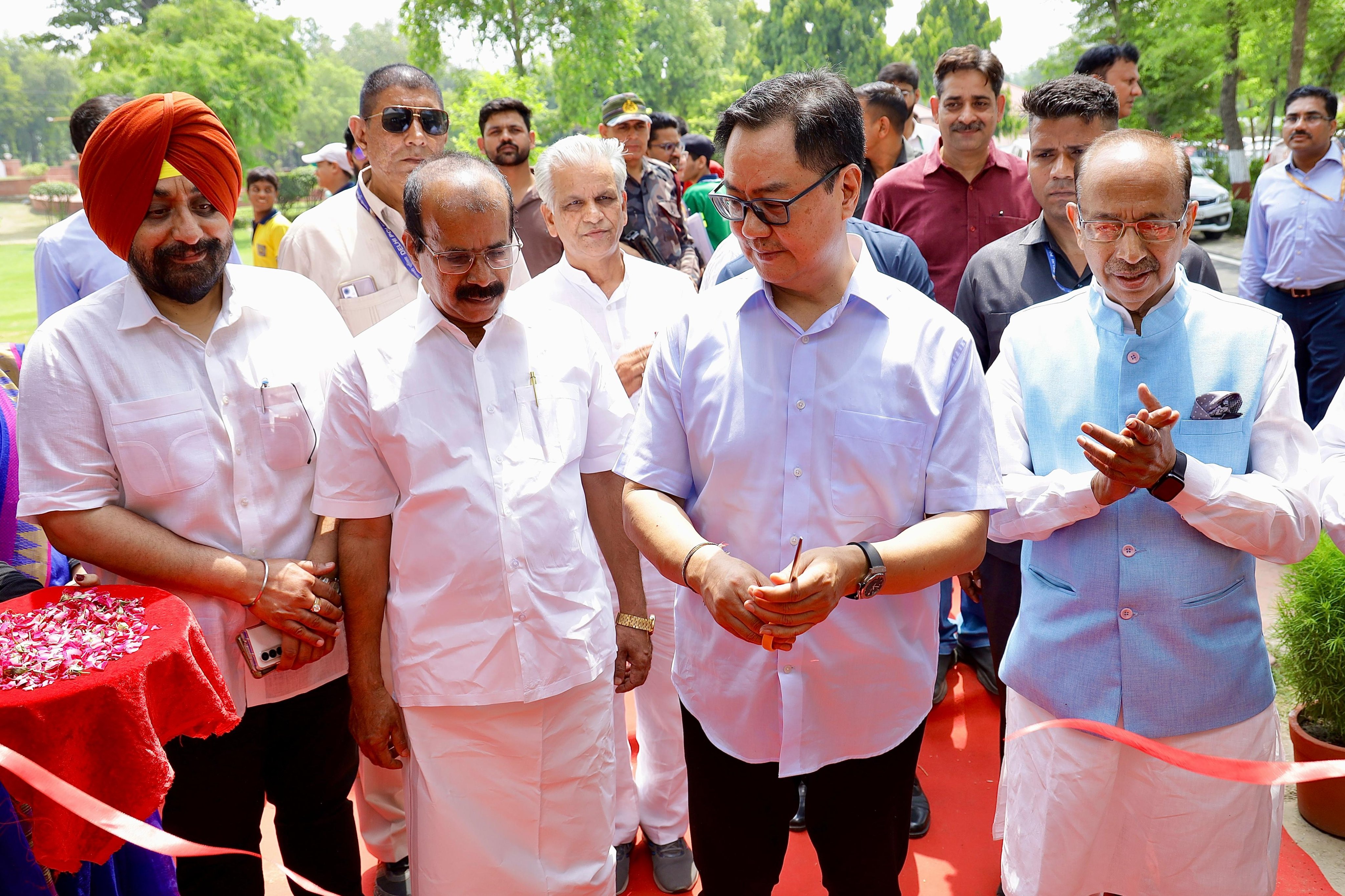 Hon’ble Minister of Minority Affairs, Shri Kiren Rijiju, inaugurated Lok Samvardhan Parv at Rajghat, New Delhi, on June 15, 2025